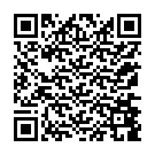 QR kód a telefonszámhoz +12176889344