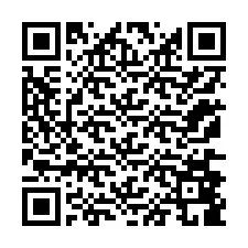 Codice QR per il numero di telefono +12176889345