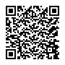 QR-koodi puhelinnumerolle +12176889349