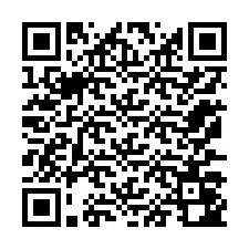 Código QR para número de teléfono +12177042577