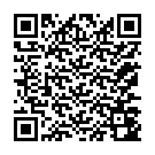 Kode QR untuk nomor Telepon +12177042579