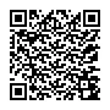 QR код за телефонен номер +12177042588