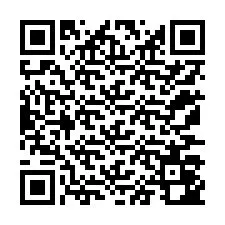 Kode QR untuk nomor Telepon +12177042590