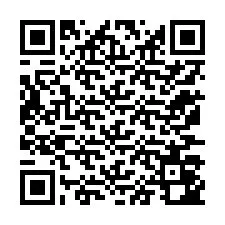 Código QR para número de telefone +12177042596