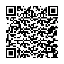 QR-код для номера телефона +12177044127