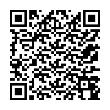 Kod QR dla numeru telefonu +12177044447