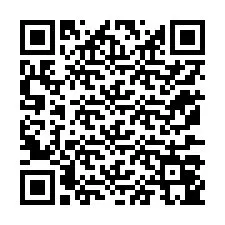 Código QR para número de teléfono +12177045412