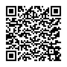 QR-koodi puhelinnumerolle +12177045418