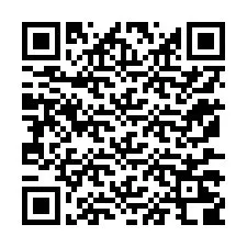 QR Code สำหรับหมายเลขโทรศัพท์ +12177208112