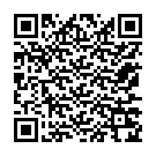 Código QR para número de teléfono +12177224427