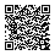 Código QR para número de teléfono +12177242034