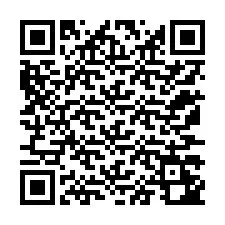 QR-koodi puhelinnumerolle +12177242494