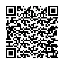 QR Code สำหรับหมายเลขโทรศัพท์ +12177267996