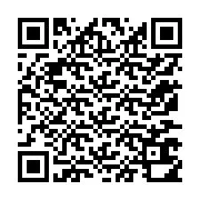 QR Code สำหรับหมายเลขโทรศัพท์ +12177610186