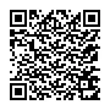 QR kód a telefonszámhoz +12177611746