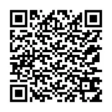 Código QR para número de teléfono +12177615490