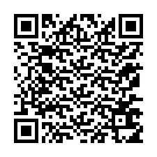 QR код за телефонен номер +12177615752