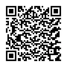 QR kód a telefonszámhoz +12177618130