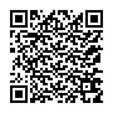 QR-код для номера телефона +12177619614