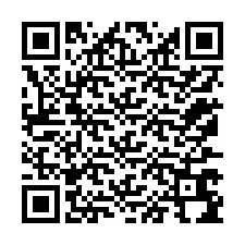 Kode QR untuk nomor Telepon +12177694069