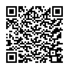 QR-code voor telefoonnummer +12177740150