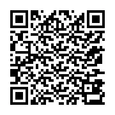 QR-код для номера телефона +12177833086