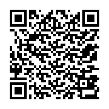 Código QR para número de teléfono +12177833087