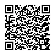 QR-код для номера телефона +12177850580