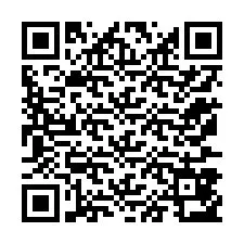 QR-код для номера телефона +12177853436