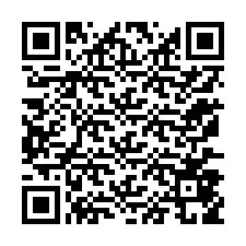 QR kód a telefonszámhoz +12177859756