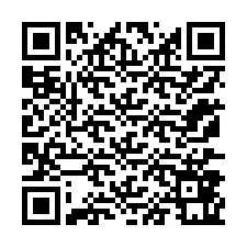 QR-код для номера телефона +12177861645