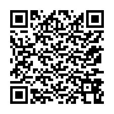 QR-код для номера телефона +12177868486