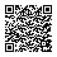 QR kód a telefonszámhoz +12177871162