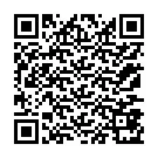 電話番号のQRコード +12177871181