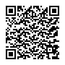 QR код за телефонен номер +12177876404