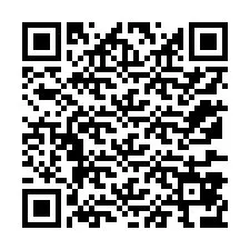 Kode QR untuk nomor Telepon +12177876409