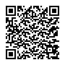 Código QR para número de teléfono +12177877482