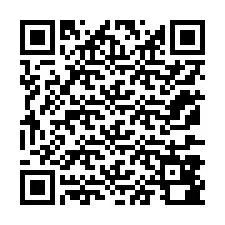 Código QR para número de teléfono +12177880405