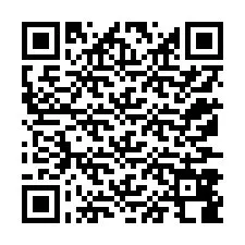 QR Code สำหรับหมายเลขโทรศัพท์ +12177888498