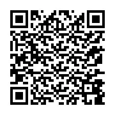 Código QR para número de teléfono +12177889142