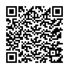 QR Code สำหรับหมายเลขโทรศัพท์ +12177911646