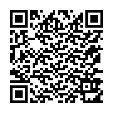 QR Code สำหรับหมายเลขโทรศัพท์ +12177911662