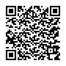 Código QR para número de teléfono +12177918826