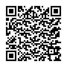 QR kód a telefonszámhoz +12177924446