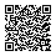 Código QR para número de teléfono +12177924449