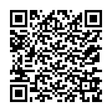 QR Code สำหรับหมายเลขโทรศัพท์ +12177929209