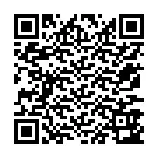 QR Code สำหรับหมายเลขโทรศัพท์ +12177943183