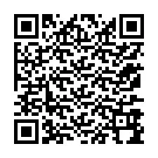 QR kód a telefonszámhoz +12177994046