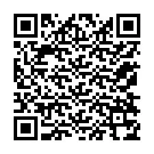 QR-код для номера телефона +12178374633