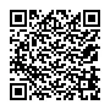 Código QR para número de telefone +12178429007